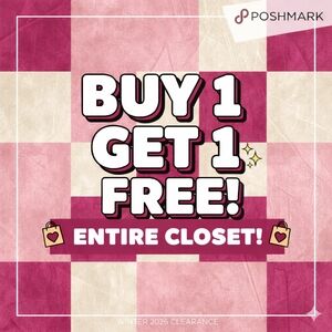 SALE! Buy 1 Get 1 free today!